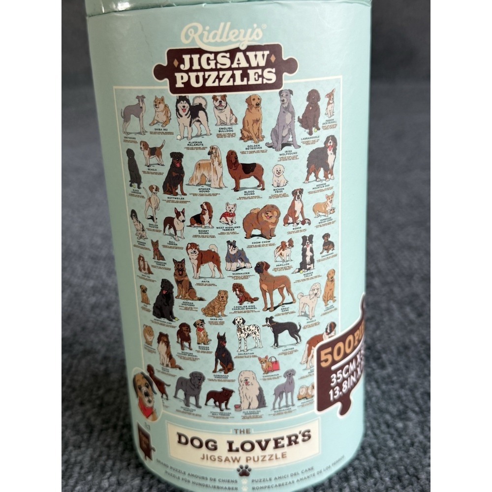 Ridley's Games Dog Lovers Jigsaw Puzzle 500 Pieces 13.8" x 19.7" SEALED SH10‎